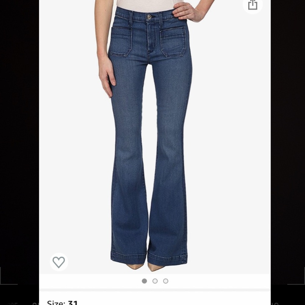 High Waisted Hudson Flare Jeans